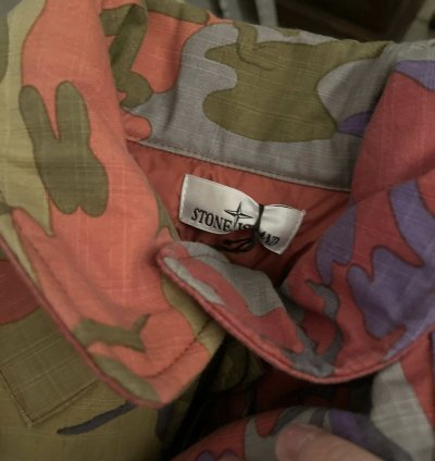 Stone Island Split Camo Puffer Jacket