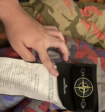Stone Island Split Camo Puffer Jacket