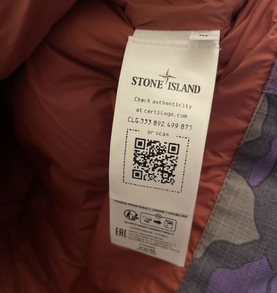 Stone Island Split Camo Puffer Jacket