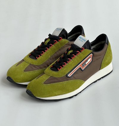 Prada Ss2019 Nylon Suede 70s Sneakers Raf Simons Trainers