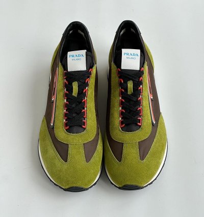 Prada Ss2019 Nylon Suede 70s Sneakers Raf Simons Trainers