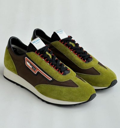 Prada Ss2019 Nylon Suede 70s Sneakers Raf Simons Trainers