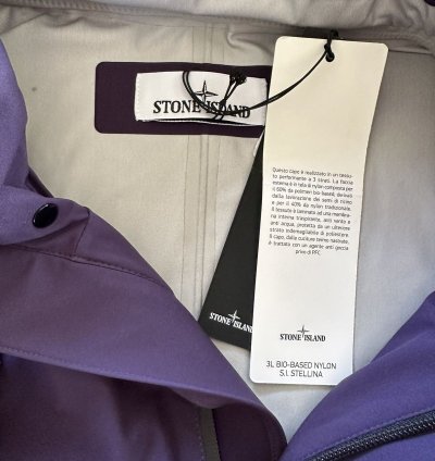 Stone Island Stellina 3l Bio Based Nylon Jacket