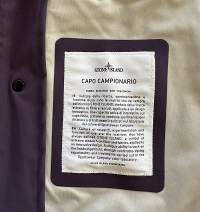Stone Island Stellina 3l Bio Based Nylon Jacket