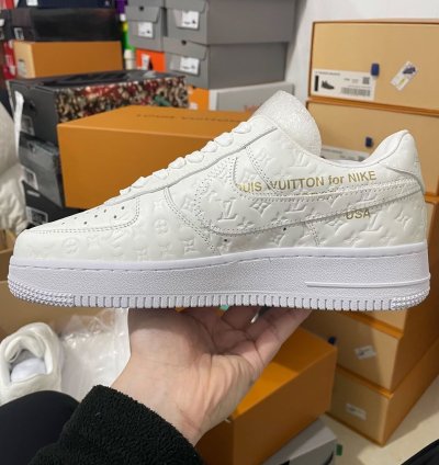 Iv Nike Air Force 1 Low By Virgil Abloh White