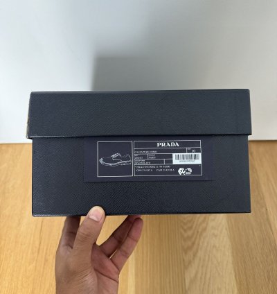 Prada Ss24 Runway Brushed Black Leather Derby Raf Simons