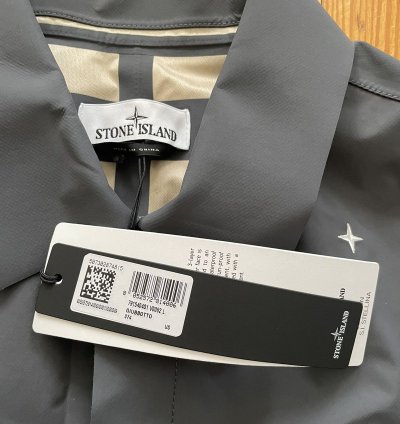 Stone Island Stellina 3l Nylon Water Proof Jacket Grey