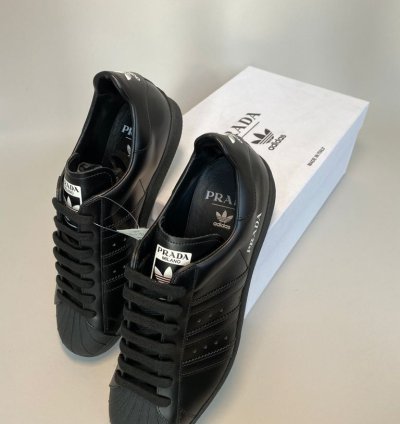 Prada Superstar Leather Sneakers