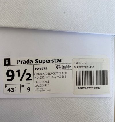 Prada Superstar Leather Sneakers