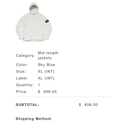 Stone Island Supreme Corduroy Jacket
