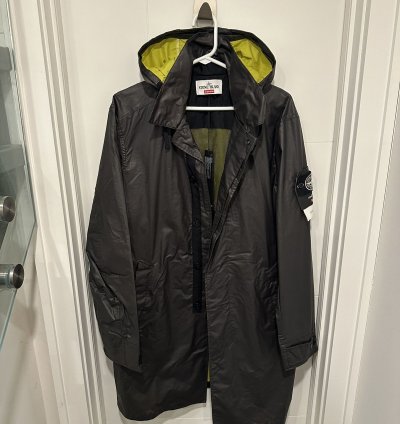 Stone Island Supreme Heat Reactive Trench Coat