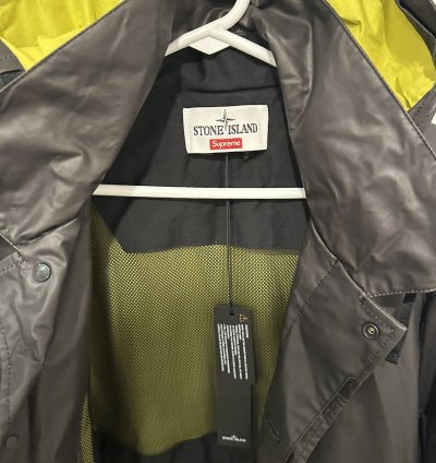 Stone Island Supreme Heat Reactive Trench Coat