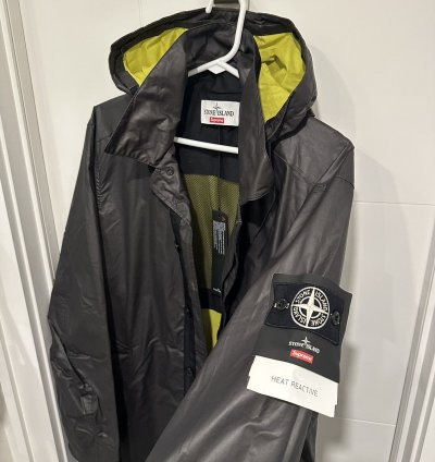 Stone Island Supreme Heat Reactive Trench Coat