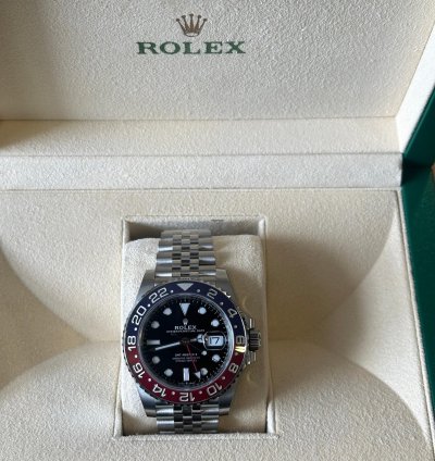 Rolex Gmt-master Ii Pepsi Jubilee 126710blro 2022