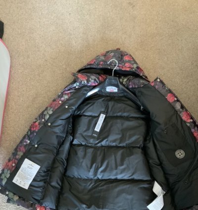 Stone Island Supreme Lamy Cover Stampato Puffy Jacket