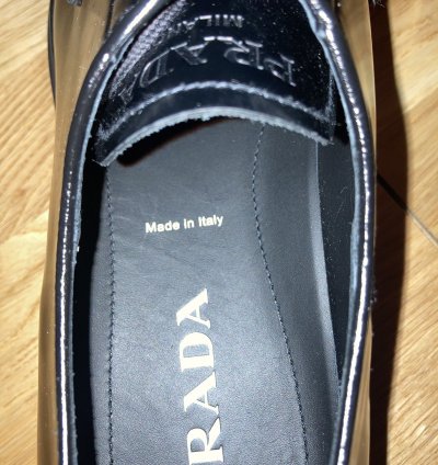 Prada Transparent Sole Derbies Us12 Eu45