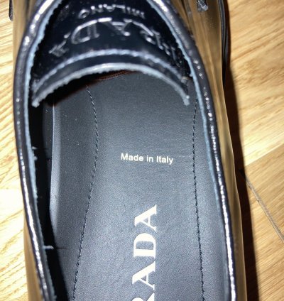 Prada Transparent Sole Derbies Us12 Eu45