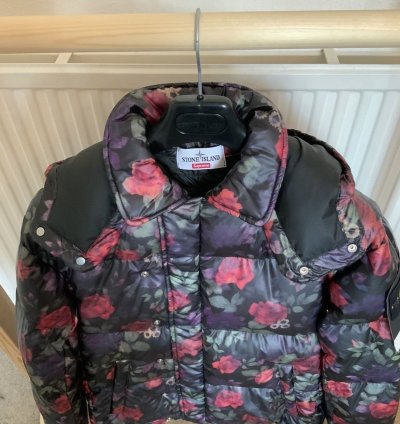 Stone Island Supreme Lamy Cover Stampato Puffy Jacket
