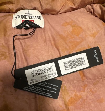 Stone Island Supreme Paintball Camo Crinkle Down Jacket