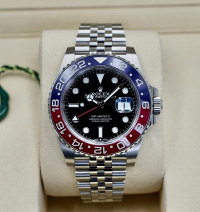 Rolex Gmt-master Ii Pepsi Jubilee 126710blro Full Set 2025