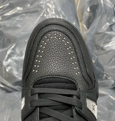 Lv Trainer Black Calf Leather