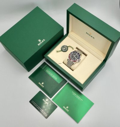 Rolex Gmt-master Ii Pepsi Jubilee 126710blro Full Set 2025