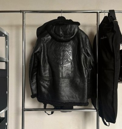 Stone Island Supreme Rare Shearling Jacket