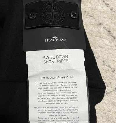 Stone Island Sw 3l Down Ghost Piece Jacket