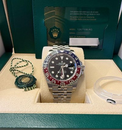 Rolex Gmt-master Ii Pepsi New 04 2025 126710blro