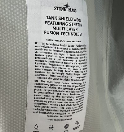 Stone Island Tank Shield Wool Jacket