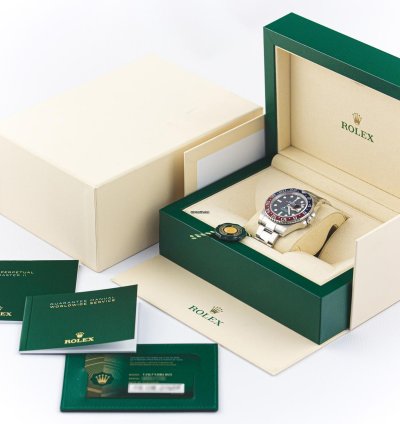 Rolex Gmt-master Ii Pepsi Oyster Steel Ref 126710blro Full Set Unworn