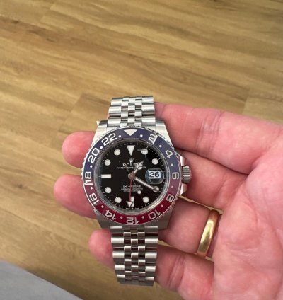 Rolex Gmt-master Ii Pepsi Unwarned Full Set Full Stickered
