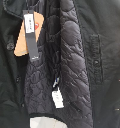 Stone Island Trench Coat David-tc With Primaloft