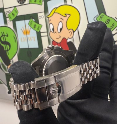 Rolex Gmt-master Ii Rare Stickered Pepsi Jubilee