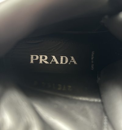 Quick Prada Black Monolith Combat Boots
