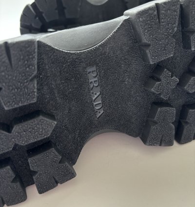 Quick Prada Black Monolith Combat Boots