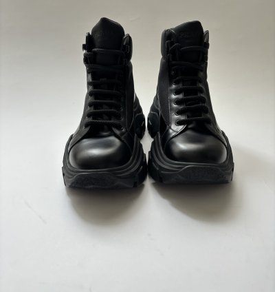 Quick Prada Black Monolith Combat Boots