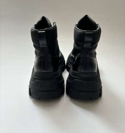 Quick Prada Black Monolith Combat Boots