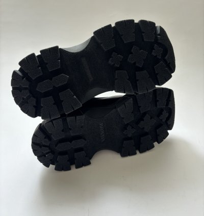 Quick Prada Black Monolith Combat Boots