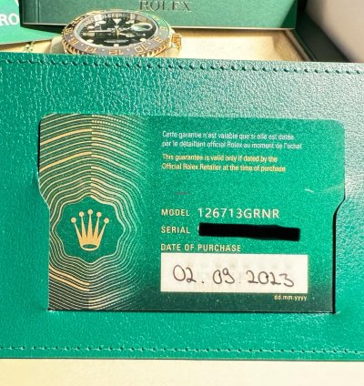 Rolex Gmt-master Ii Rolesor Gelb Ref 126713grnr Sep 23