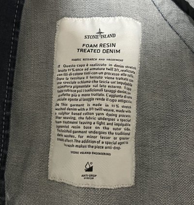 Stone Island Washed Denim Parka