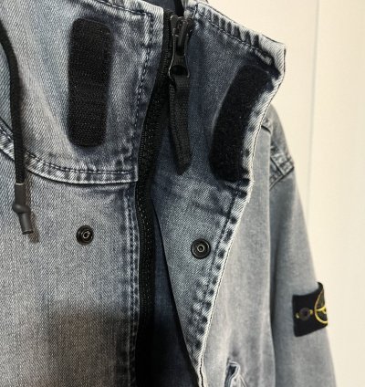 Stone Island Washed Denim Parka