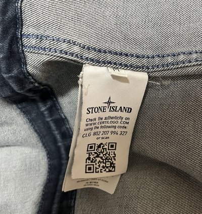 Stone Island Washed Denim Parka