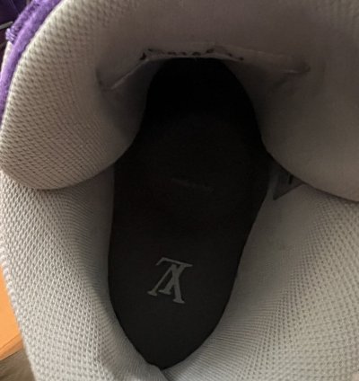 Rare Purple High Top Suede Trainer