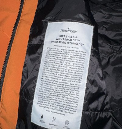 Stone Island Zip Up Patch Jacket Size Medium