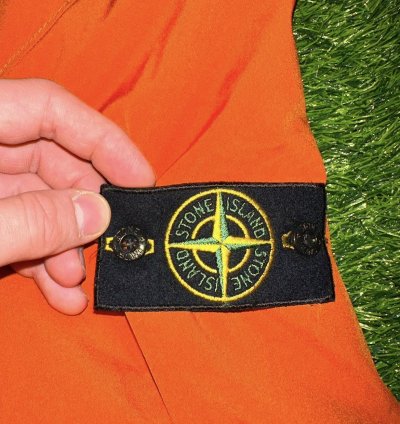 Stone Island Zip Up Patch Jacket Size Medium