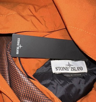 Stone Island Zip Up Patch Jacket Size Medium