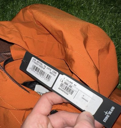 Stone Island Zip Up Patch Jacket Size Medium