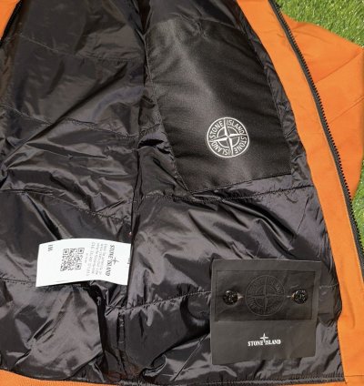 Stone Island Zip Up Patch Jacket Size Medium