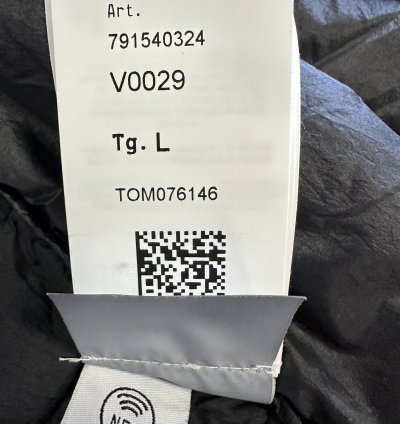 Stone Island Zip-up Puffer Jacket Black